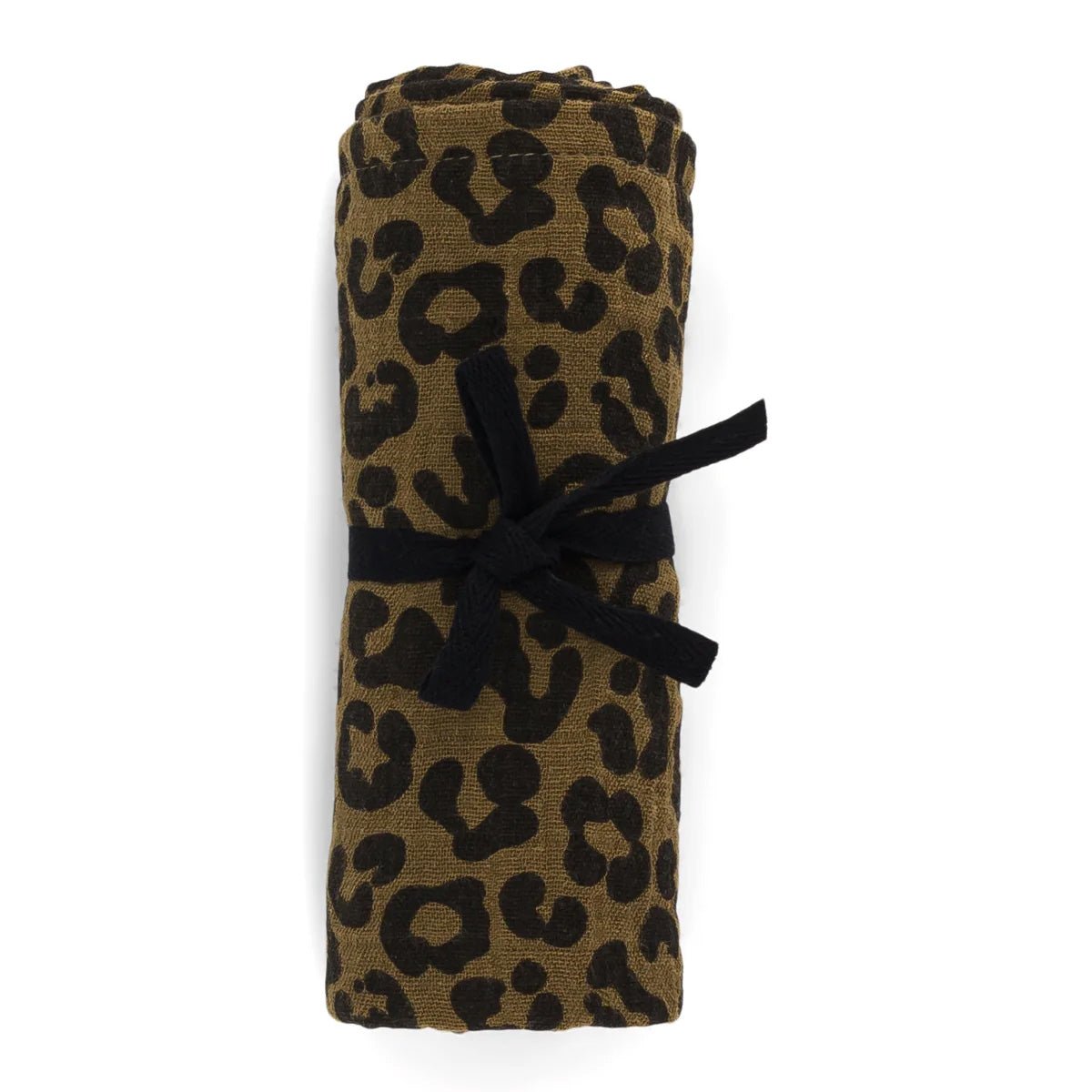 MUSSELINTUCH LEOPARD – OLIVE - lyllevenn