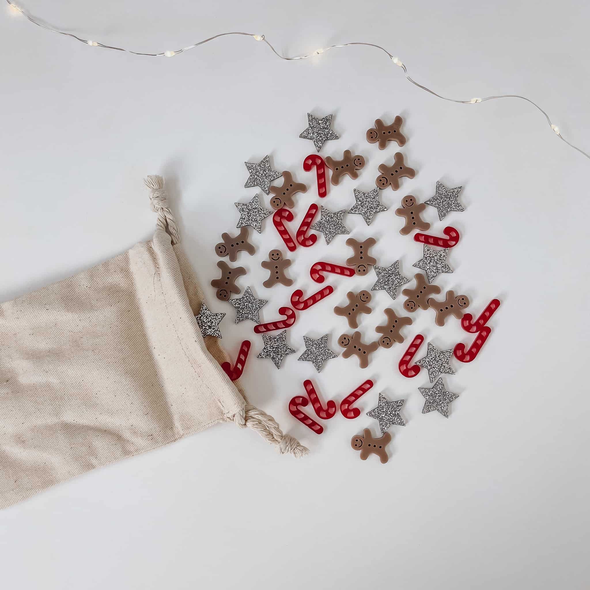 Nachhaltiges Konfetti aus Acryl - Lebkuchenmann - lyllevenn