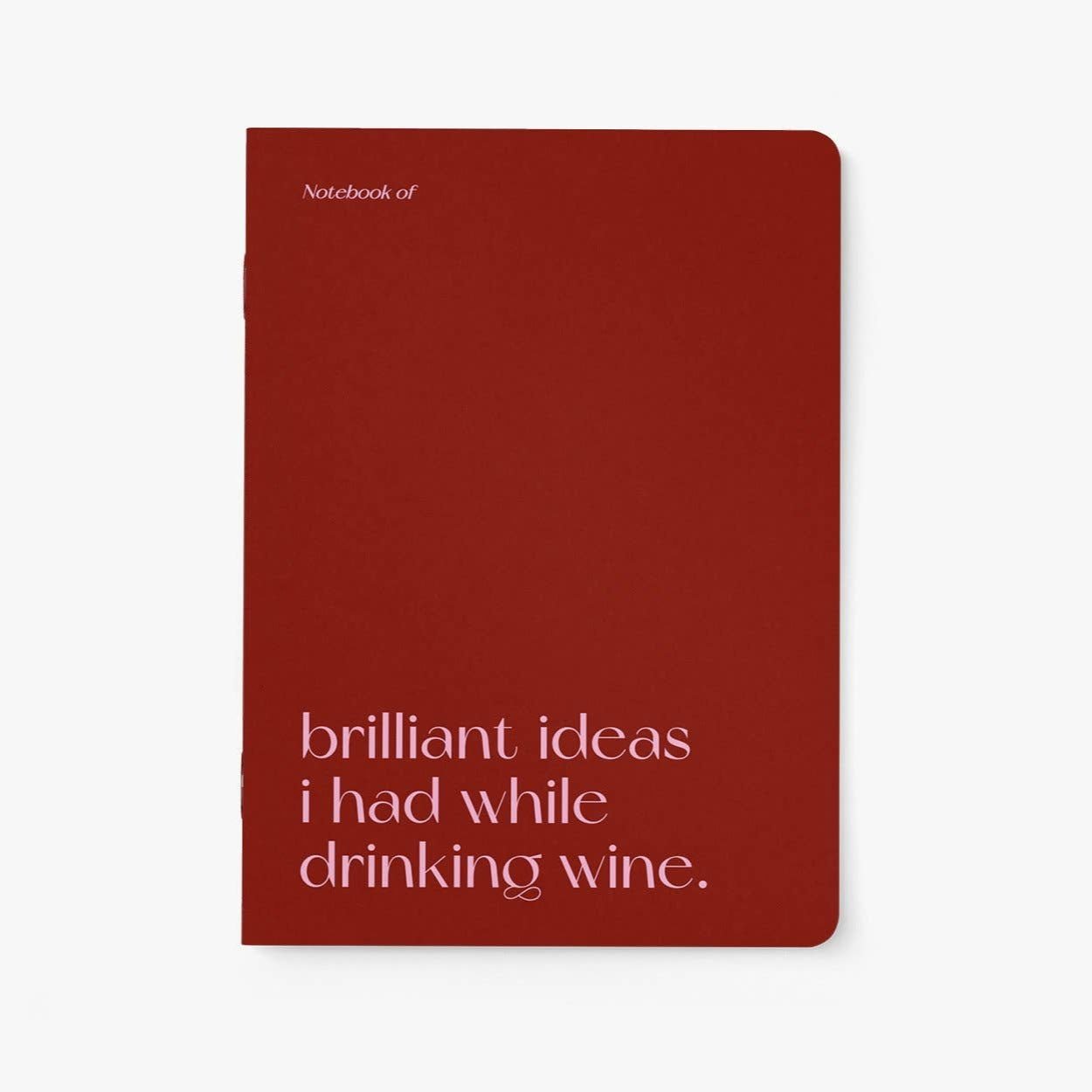 Notizheft mit Brillianz– while drinking wine - lyllevenn