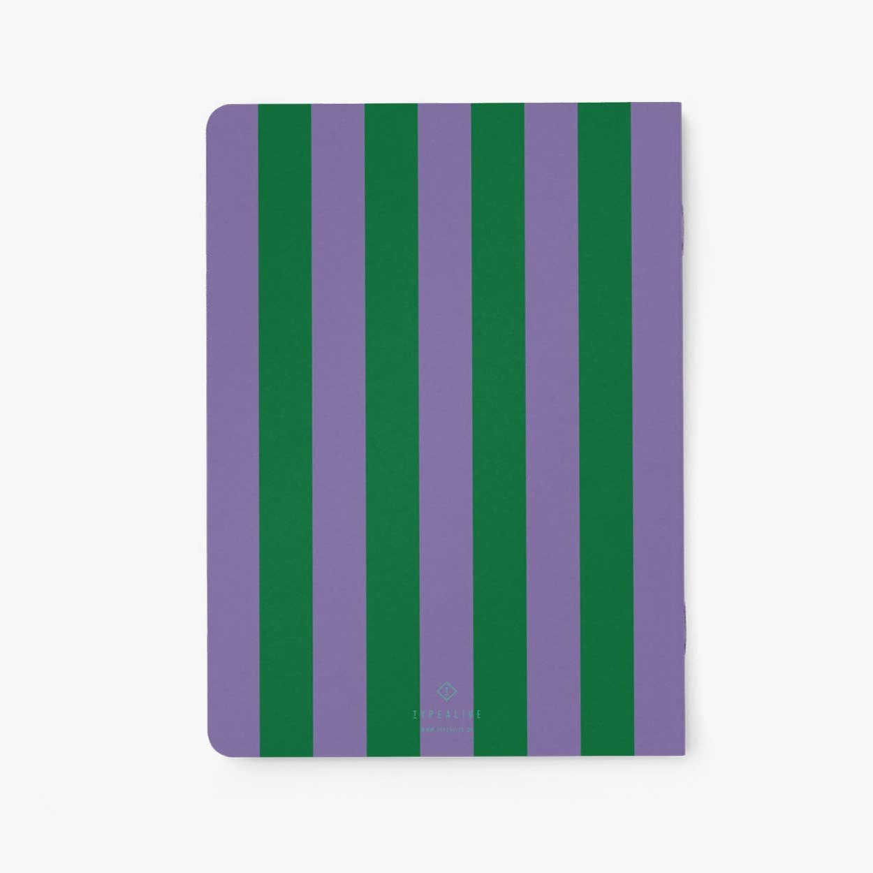 Notizheft mit Streifen – Stripes No. 2 - lyllevenn