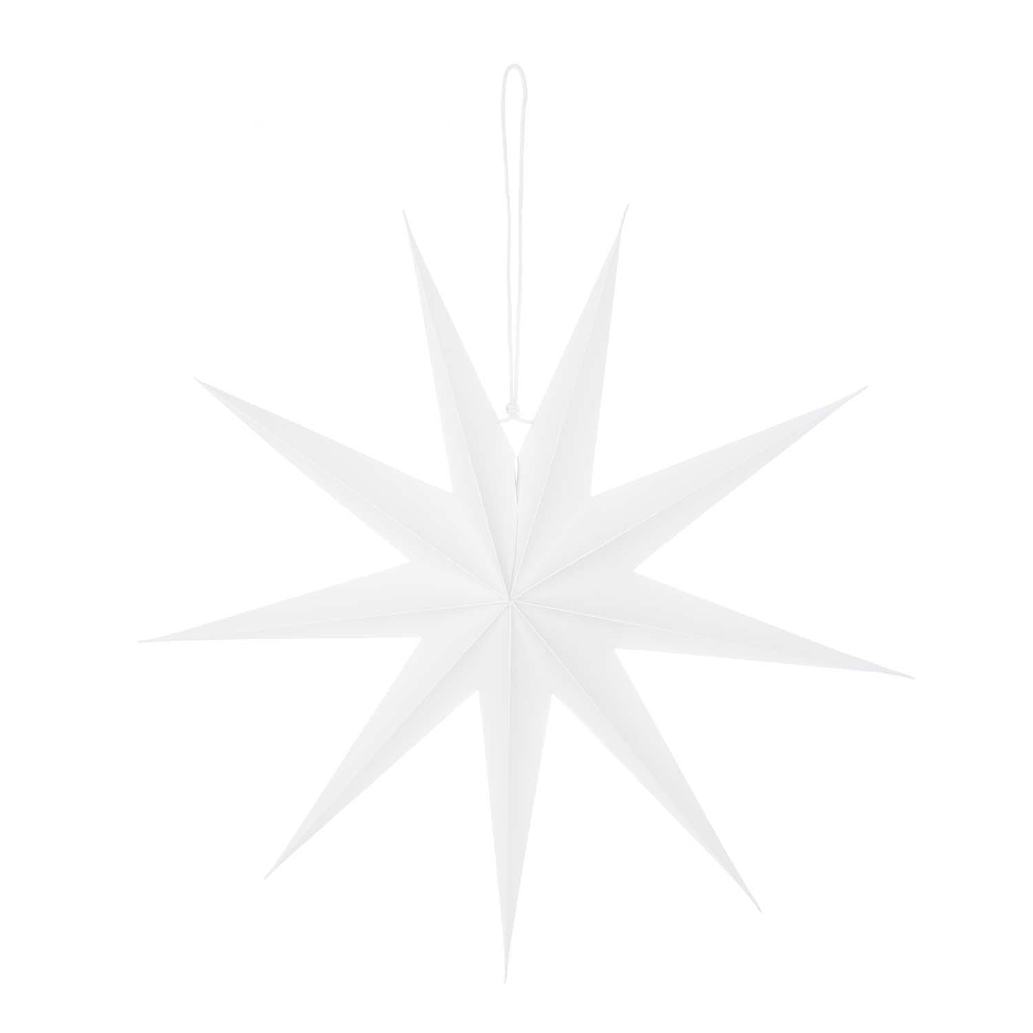 Papierstern auffaltbar - Weiß - lyllevenn