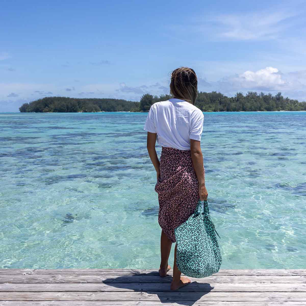 Pareo, großes Musselintuch – STRAWBERRY - lyllevenn