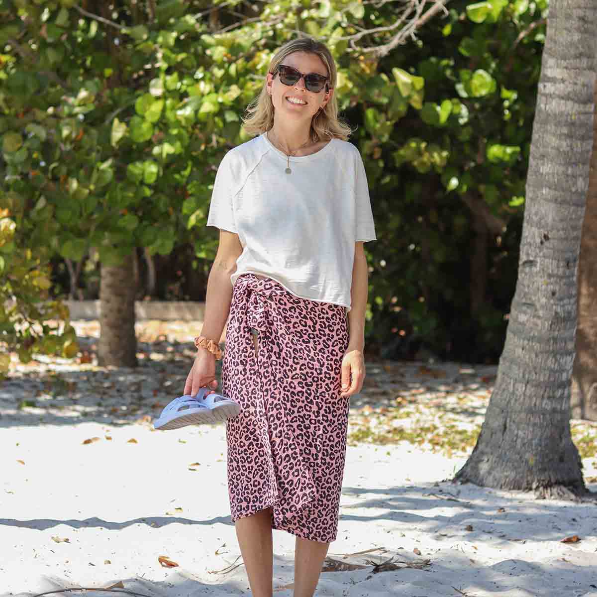 Pareo, großes Musselintuch – STRAWBERRY - lyllevenn