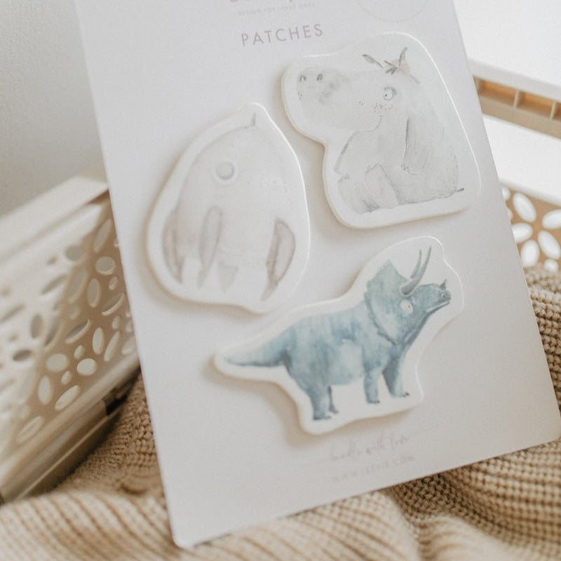 Patches Rucksack – blaues Set - lyllevenn-store