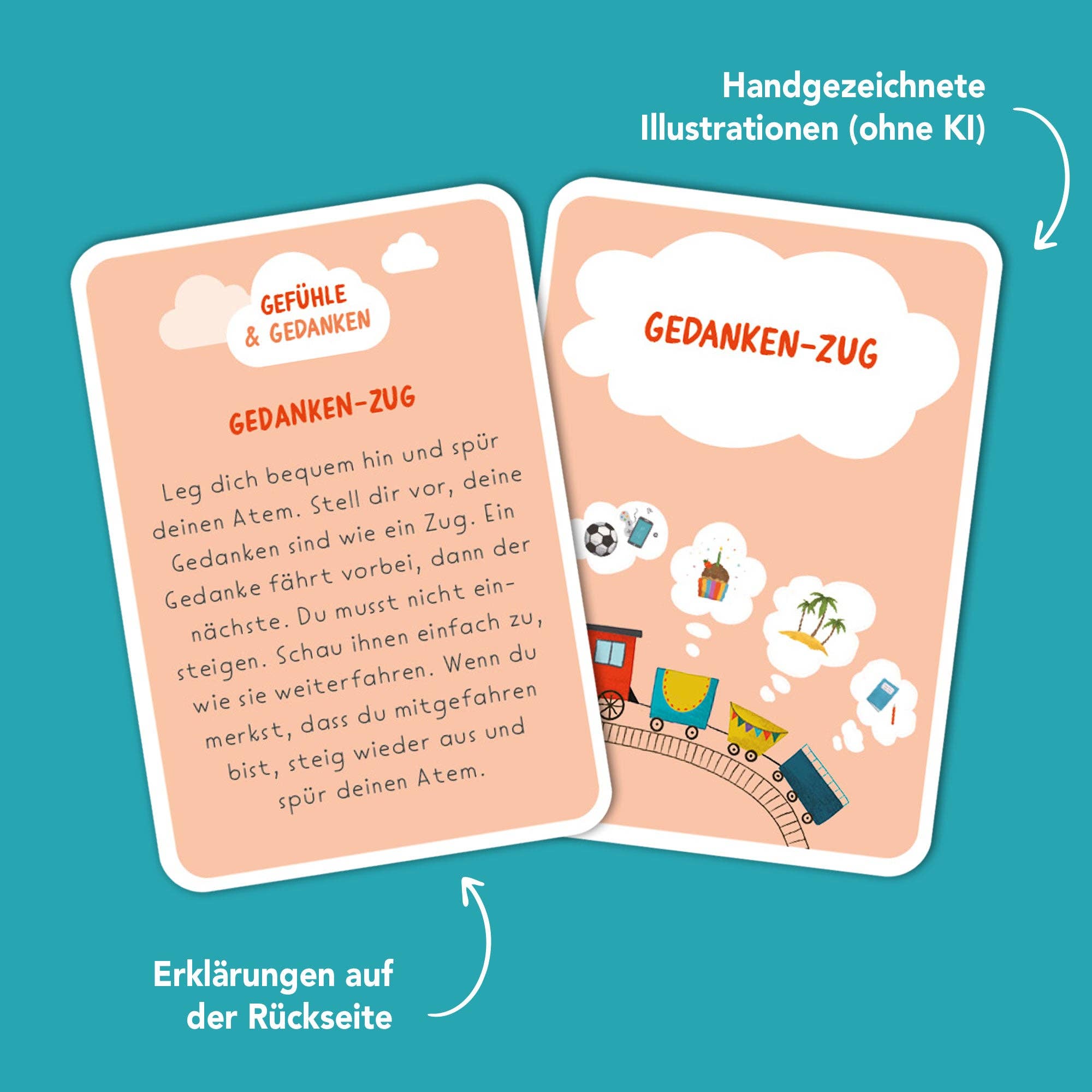 Pause im Kopf - Achtsamkeitskarten für Kinder - lyllevenn