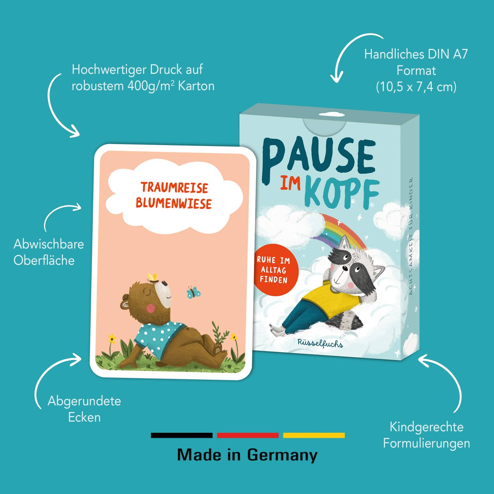 Pause im Kopf - Achtsamkeitskarten für Kinder - lyllevenn