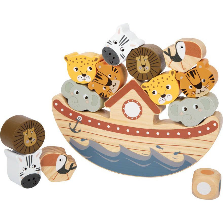 Personalisiertes Balancierspiel Arche Holz - Safari - lyllevenn