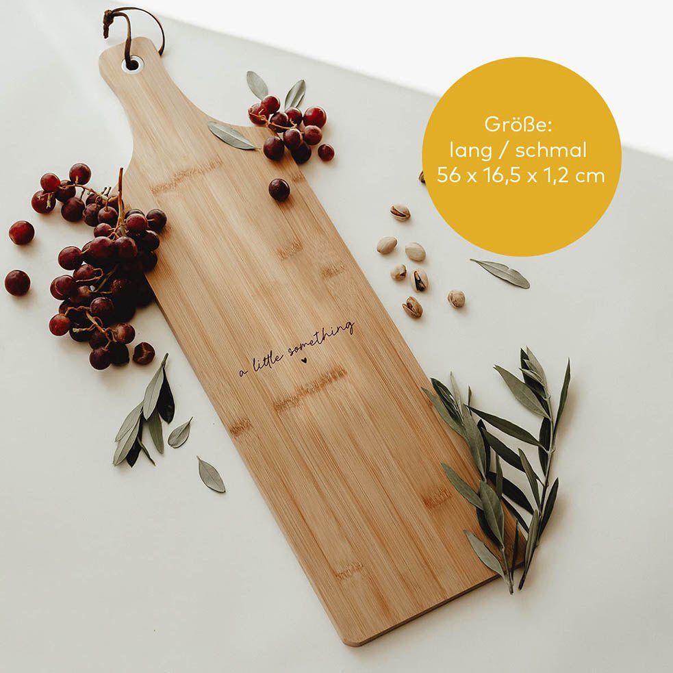 Personalisiertes Schneidebrett Bambus - Little someething - lyllevenn