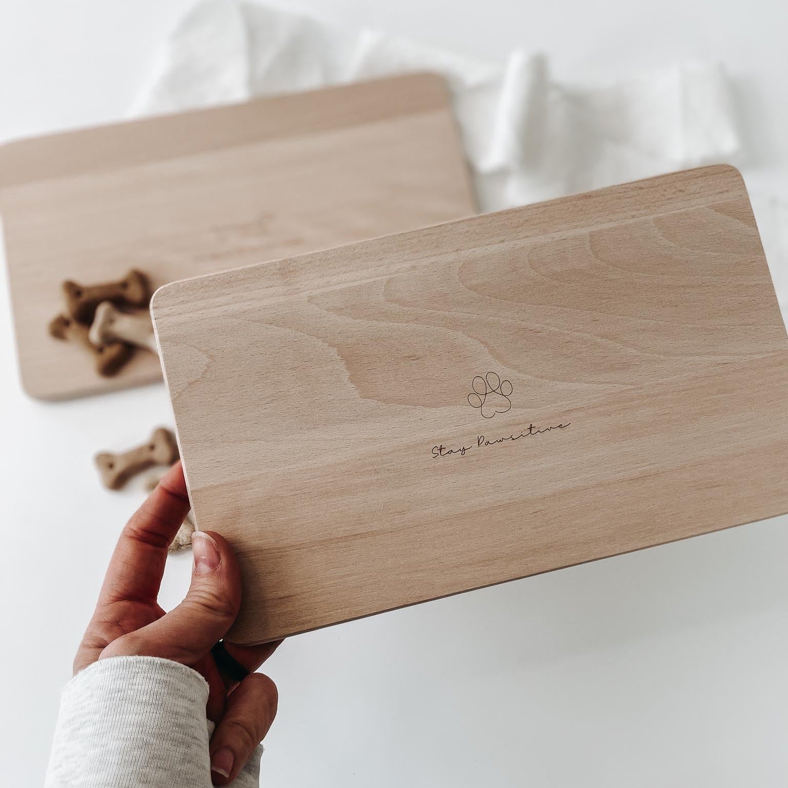 personalisiertes Schneidebrett Tierliebhaber - Hund - lyllevenn