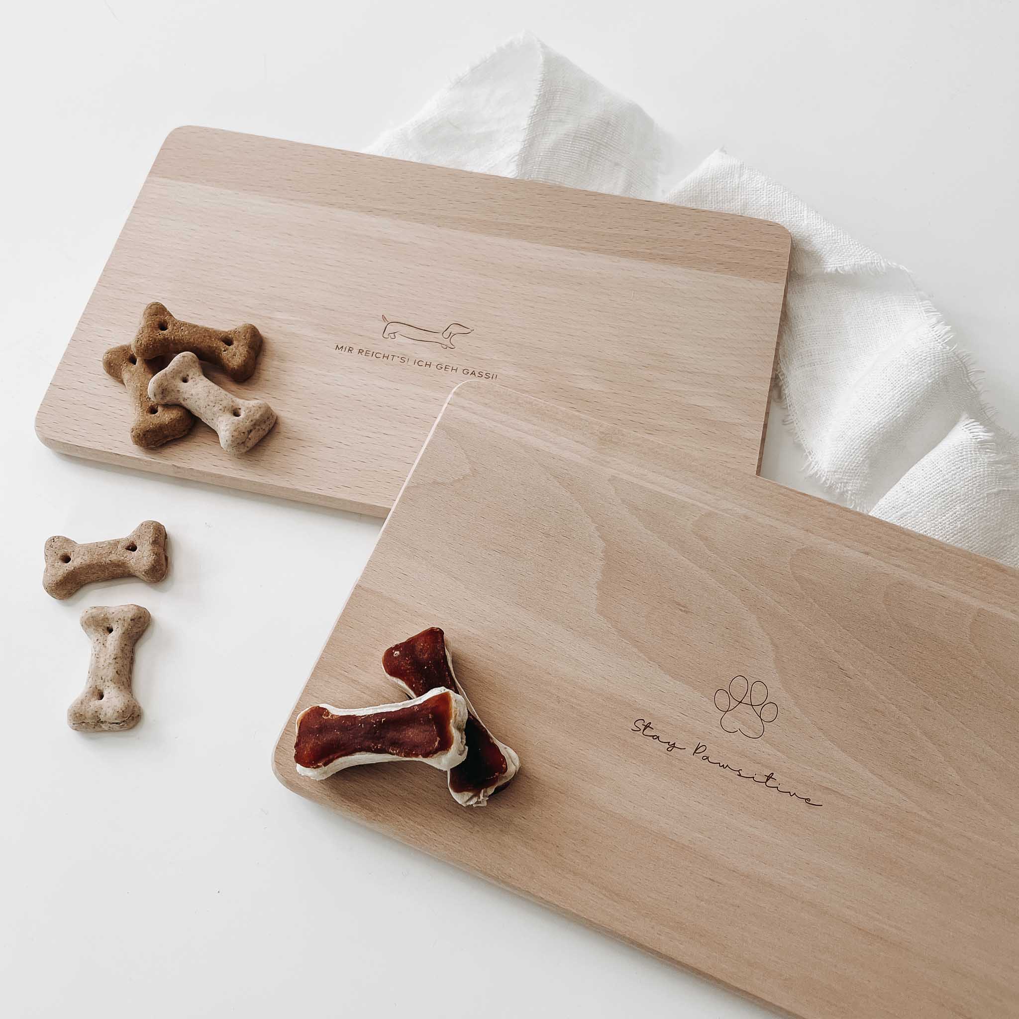 personalisiertes Schneidebrett Tierliebhaber - Hund - lyllevenn