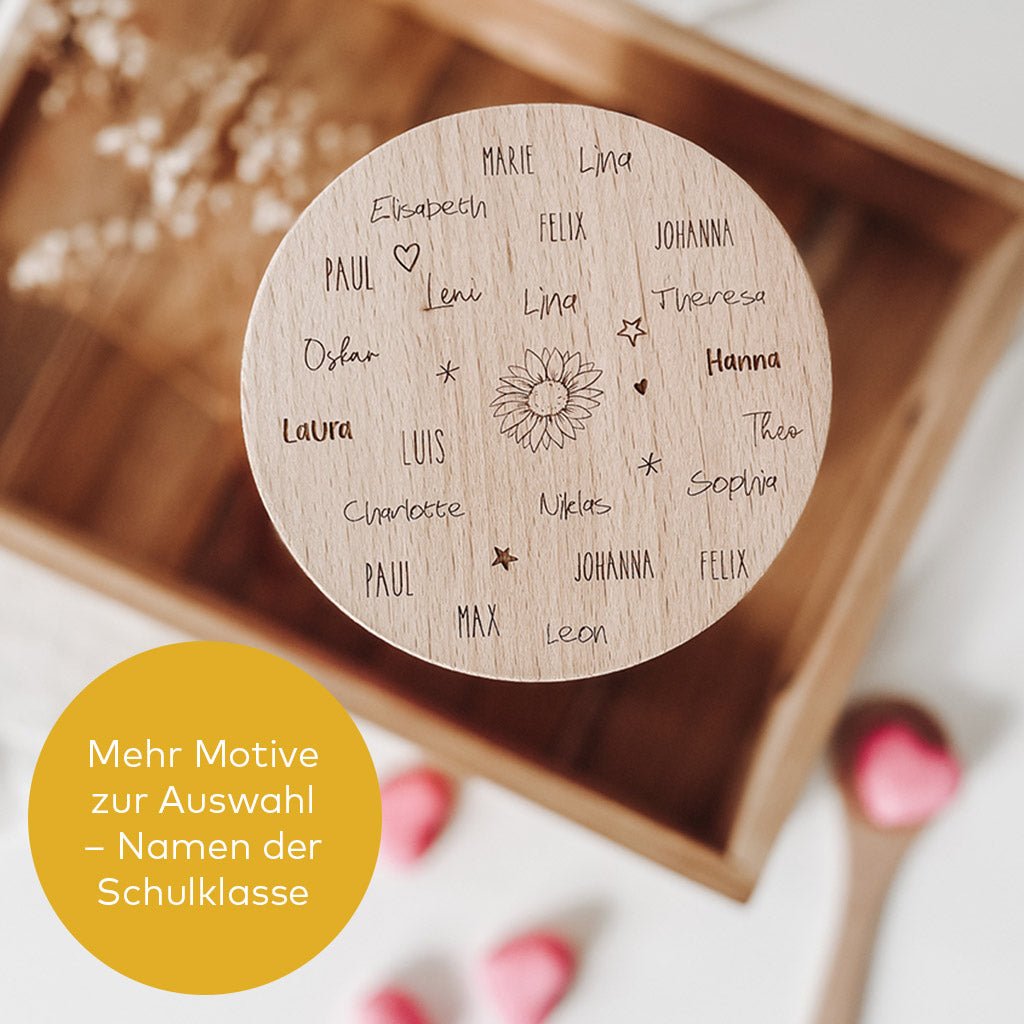 Personalisiertes Vorratsglas – Abschiedsgeschenk Schule - lyllevenn