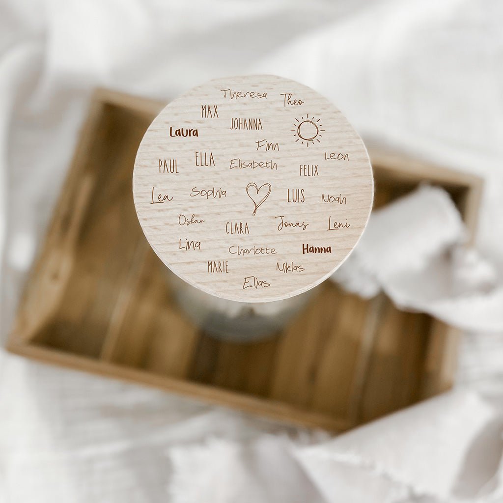 Personalisiertes Vorratsglas – Abschiedsgeschenk Schule - lyllevenn