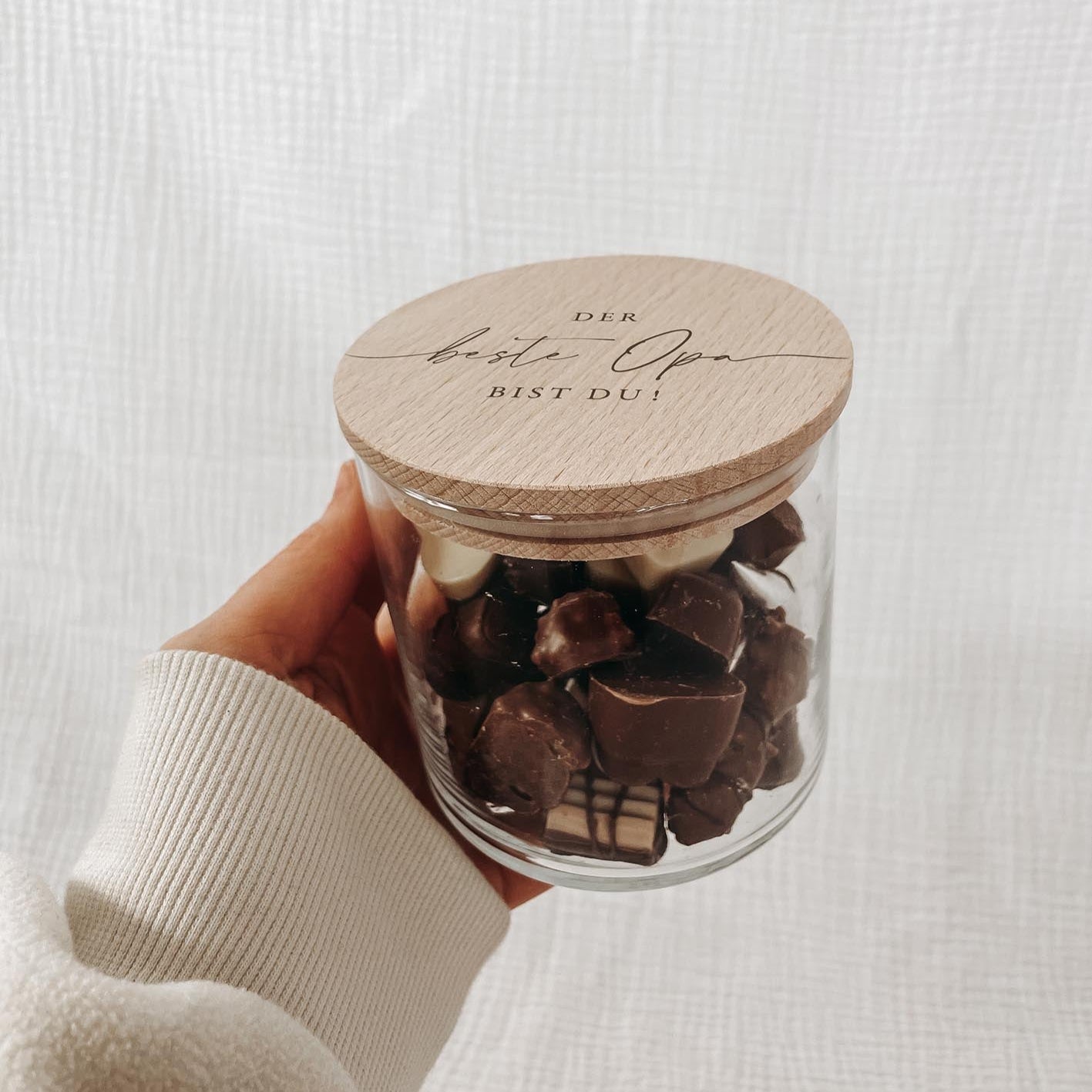 Personalisiertes Vorratsglas – Beste Mama, Papa, Oma, Schwester & Co - lyllevenn