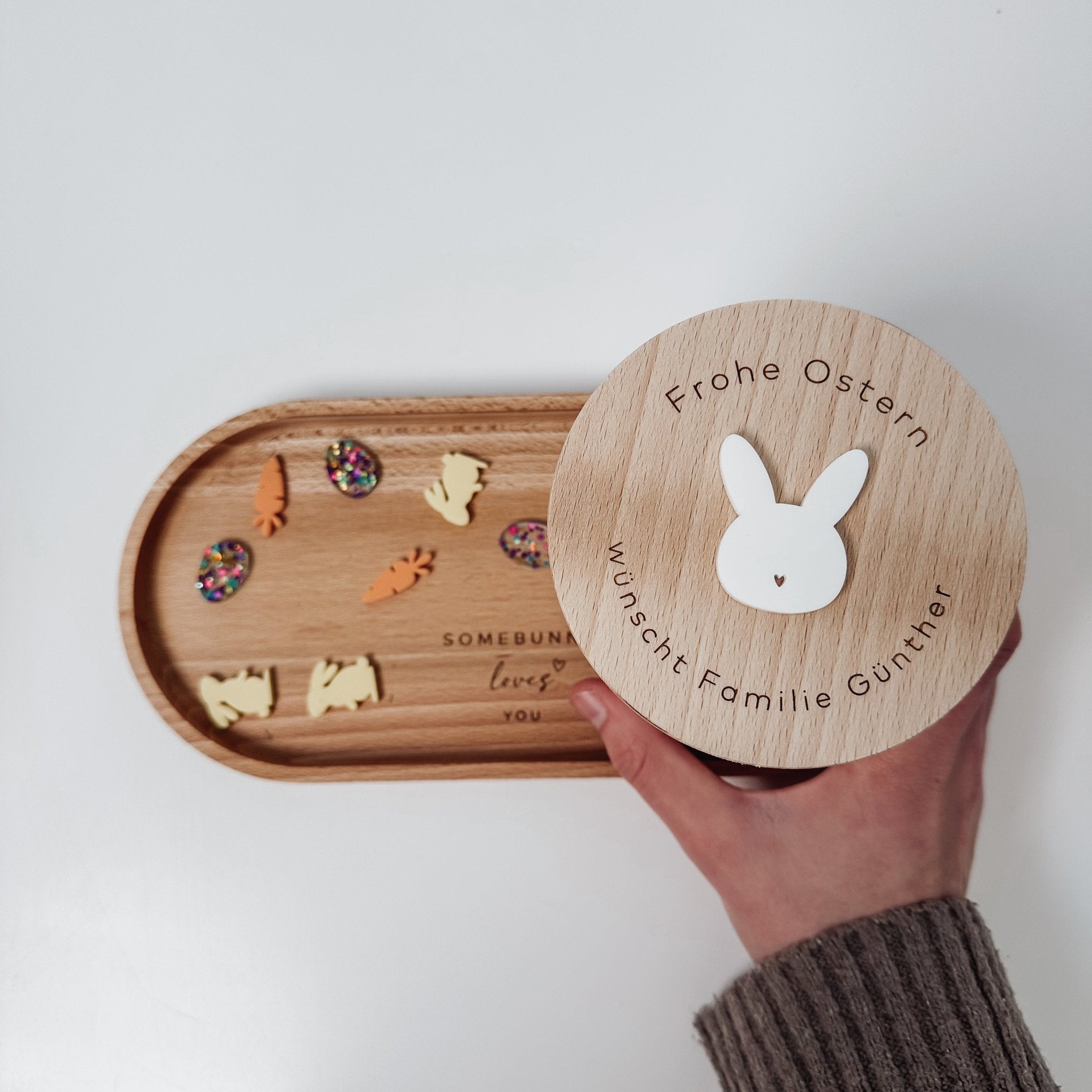 Personalisiertes Vorratsglas - Frohe Ostern - lyllevenn