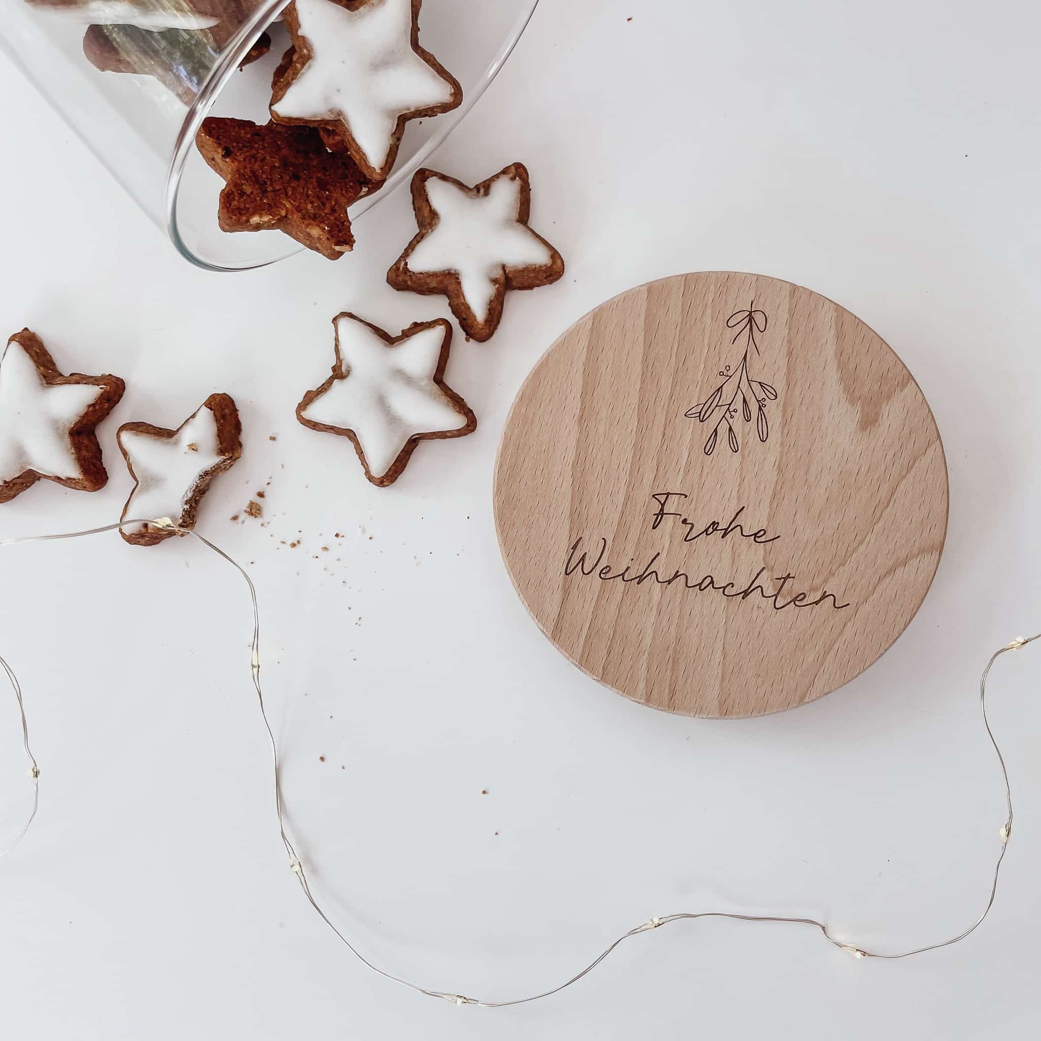 Personalisiertes Vorratsglas - Frohe Weihnachten - lyllevenn