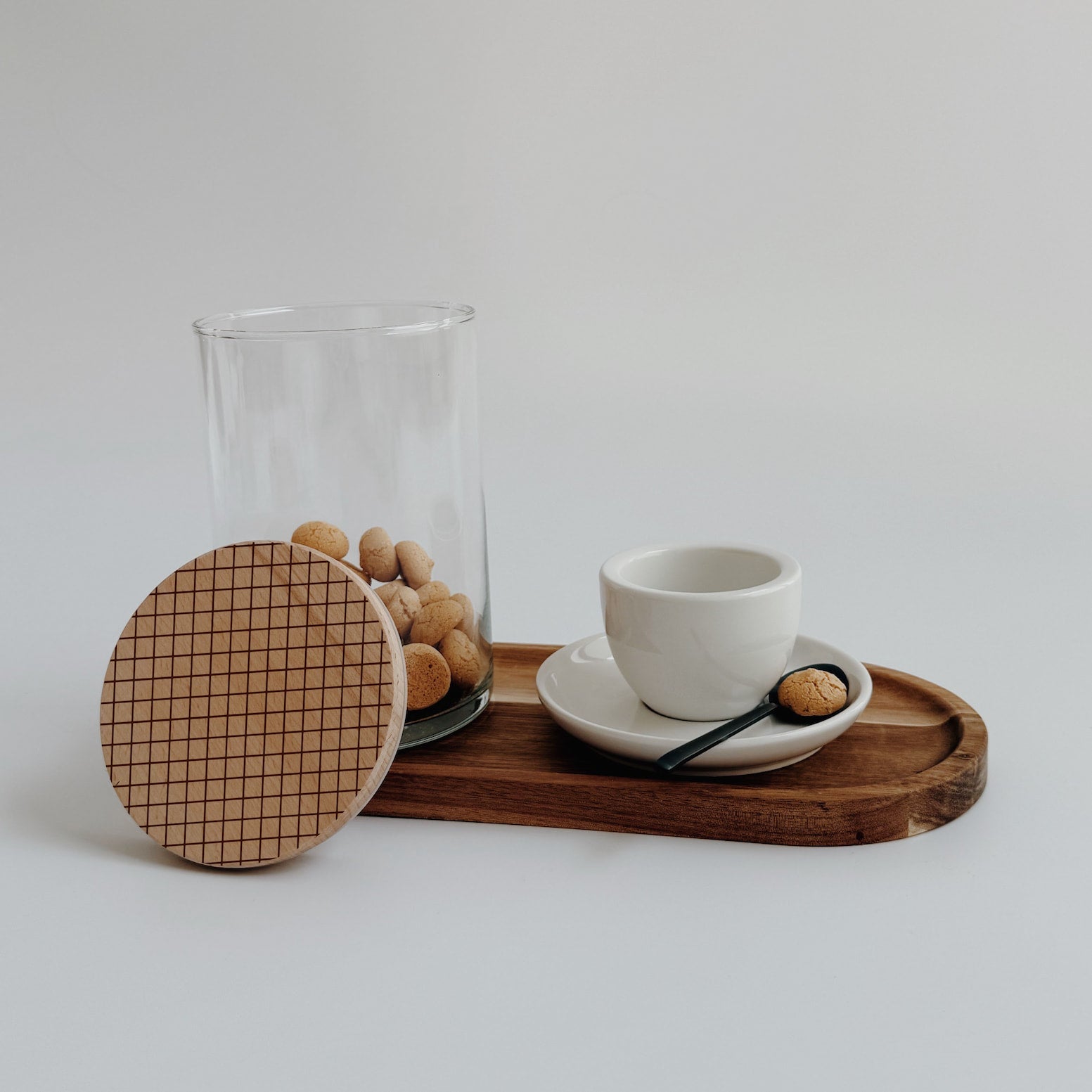 Personalisiertes Vorratsglas - Kariert & Leomuster - lyllevenn