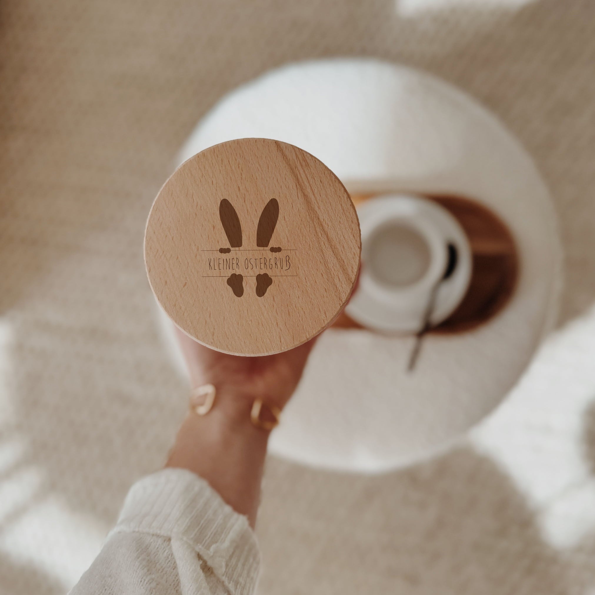 Personalisiertes Vorratsglas - Kleiner Ostergruß - lyllevenn