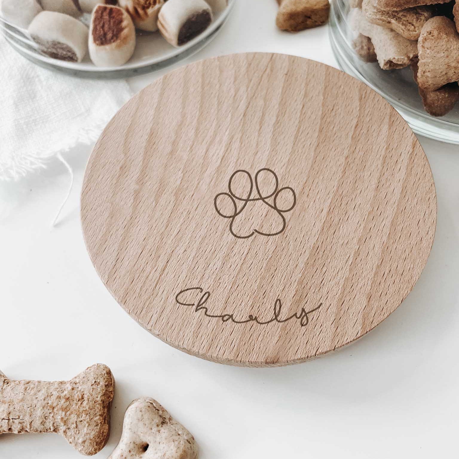 Personalisiertes Vorratsglas – Pfote - lyllevenn