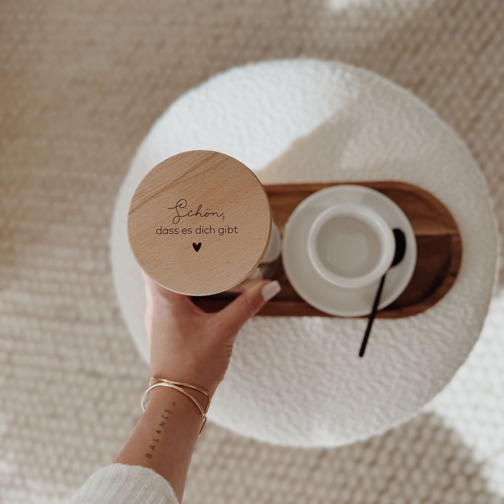 Personalisiertes Vorratsglas - Schön, dass es dich gibt - lyllevenn