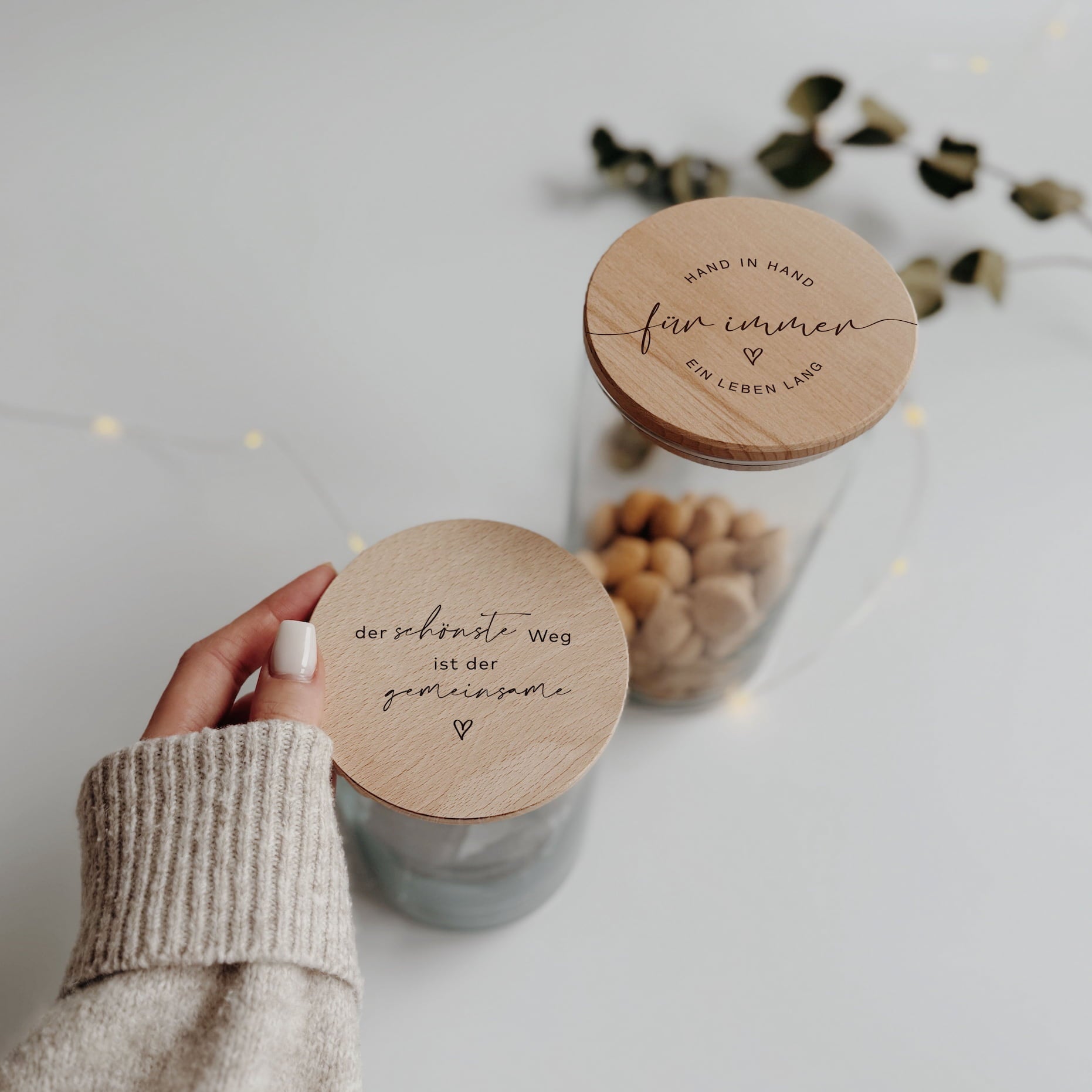 Personalisiertes Vorratsglas - zur Hochzeit - lyllevenn