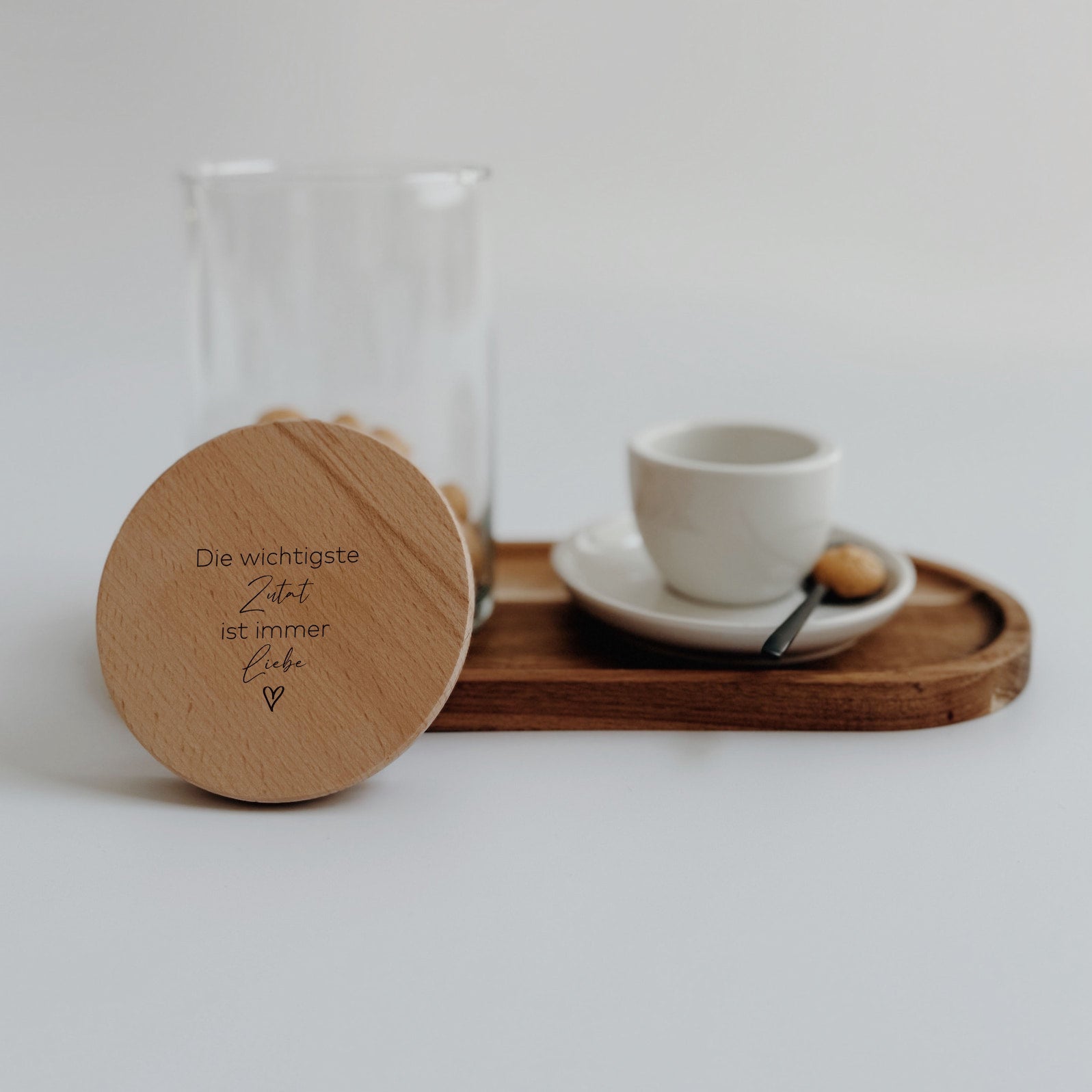 Personalisiertes Vorratsglas - Zutat Liebe - lyllevenn