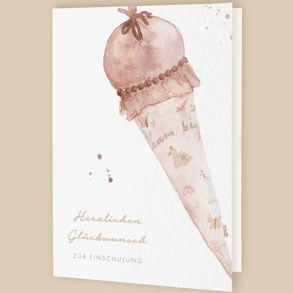Postkarte - Glückwunsch zur Einschulung - lyllevenn