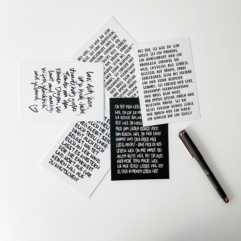 Postkarte - Hey Boy - lyllevenn