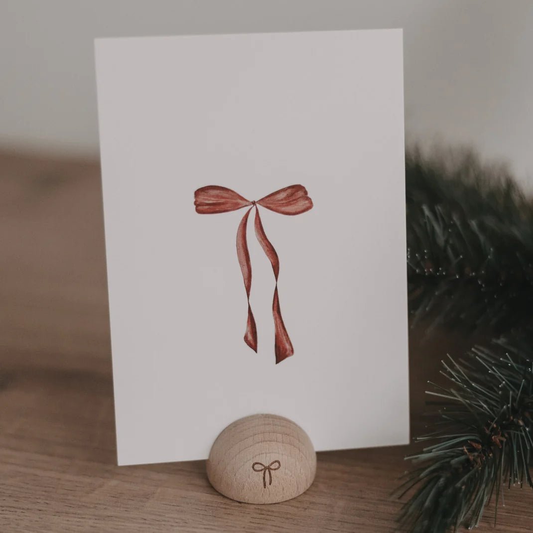 Postkarte - Schleife - lyllevenn