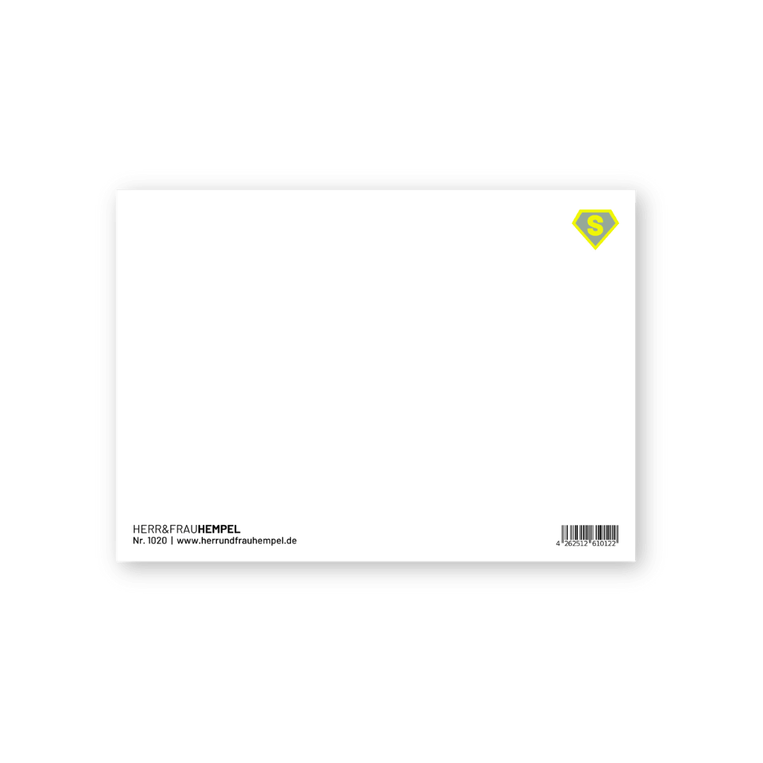 Postkarte - Superbruder - lyllevenn