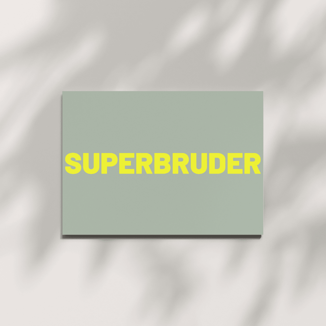 Postkarte - Superbruder - lyllevenn