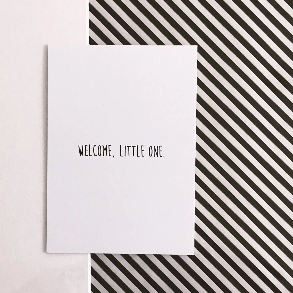 Postkarte - Welcome little one - lyllevenn