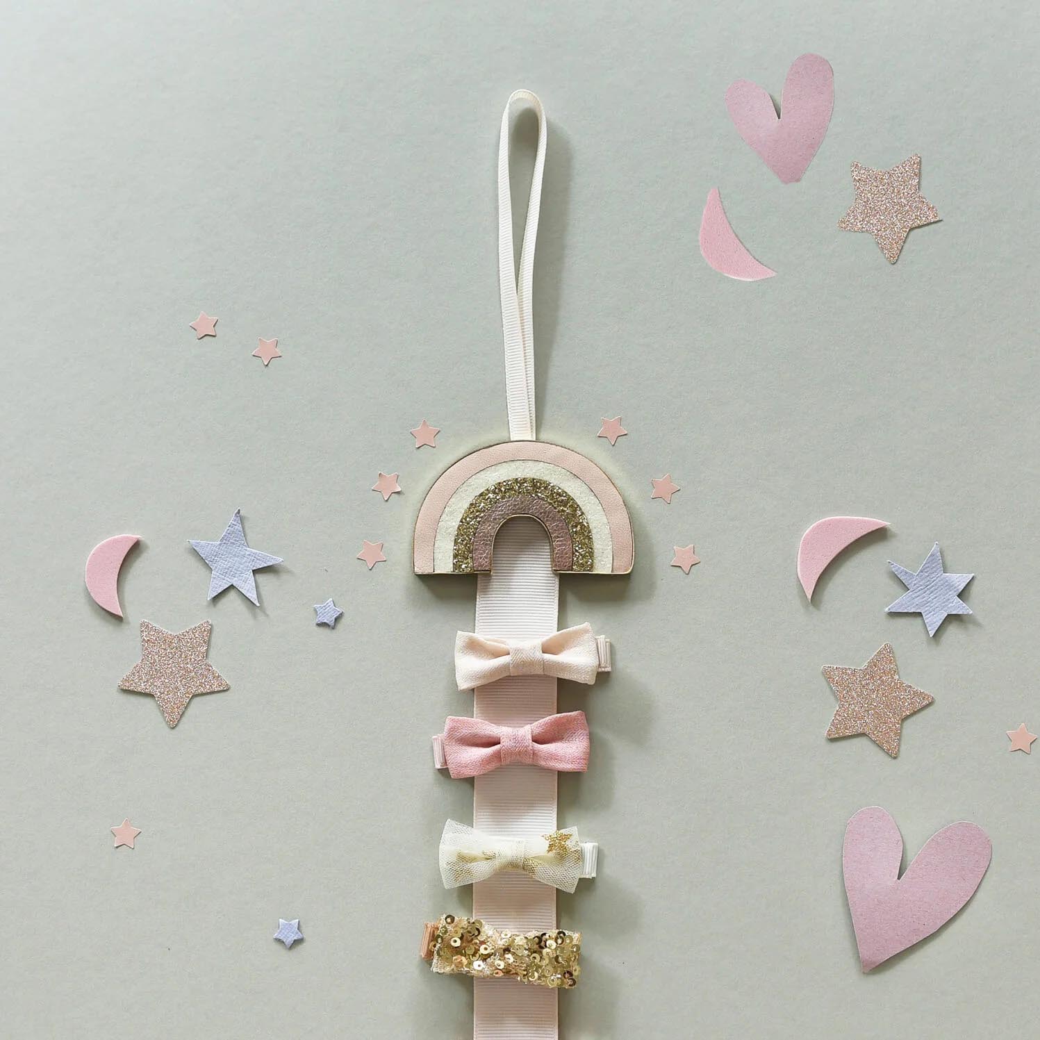 Rockahula Haarspangen-Halter – Regenbogen