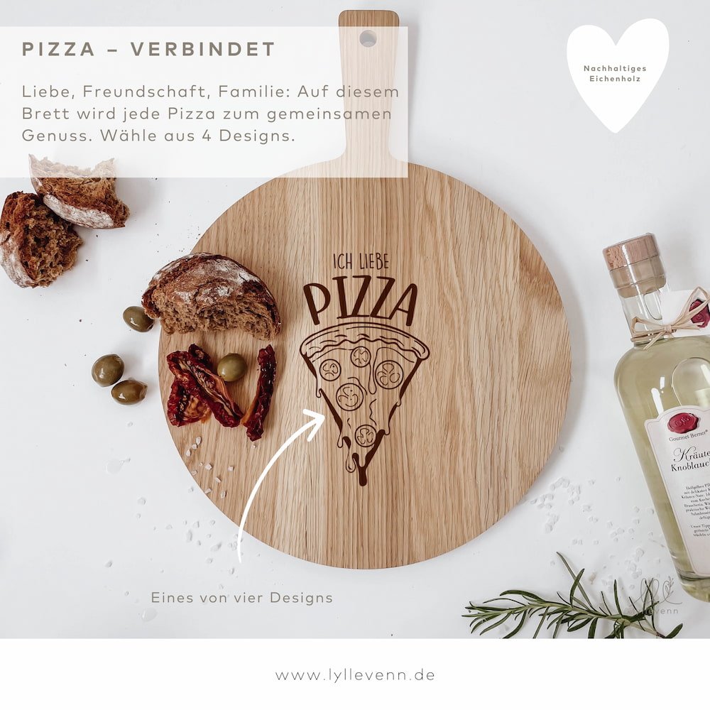 Rundes Schneidebrett Eiche - feste Designs - lyllevenn