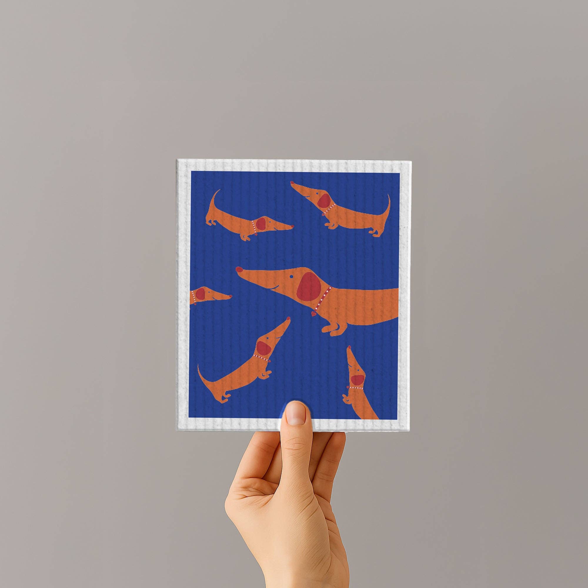 Schwammtuch, Dackel Nr. 10 – Nachhaltigkeit trifft Design - lyllevenn