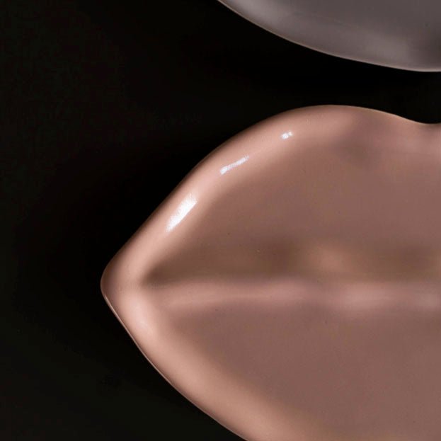 Sisi Keramikteller - Lippenform rosa - lyllevenn