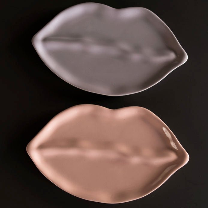 Sisi Keramikteller - Lippenform rosa - lyllevenn