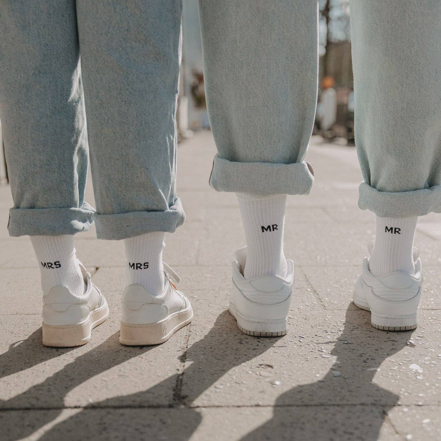 Socken weiß - Mrs - lyllevenn