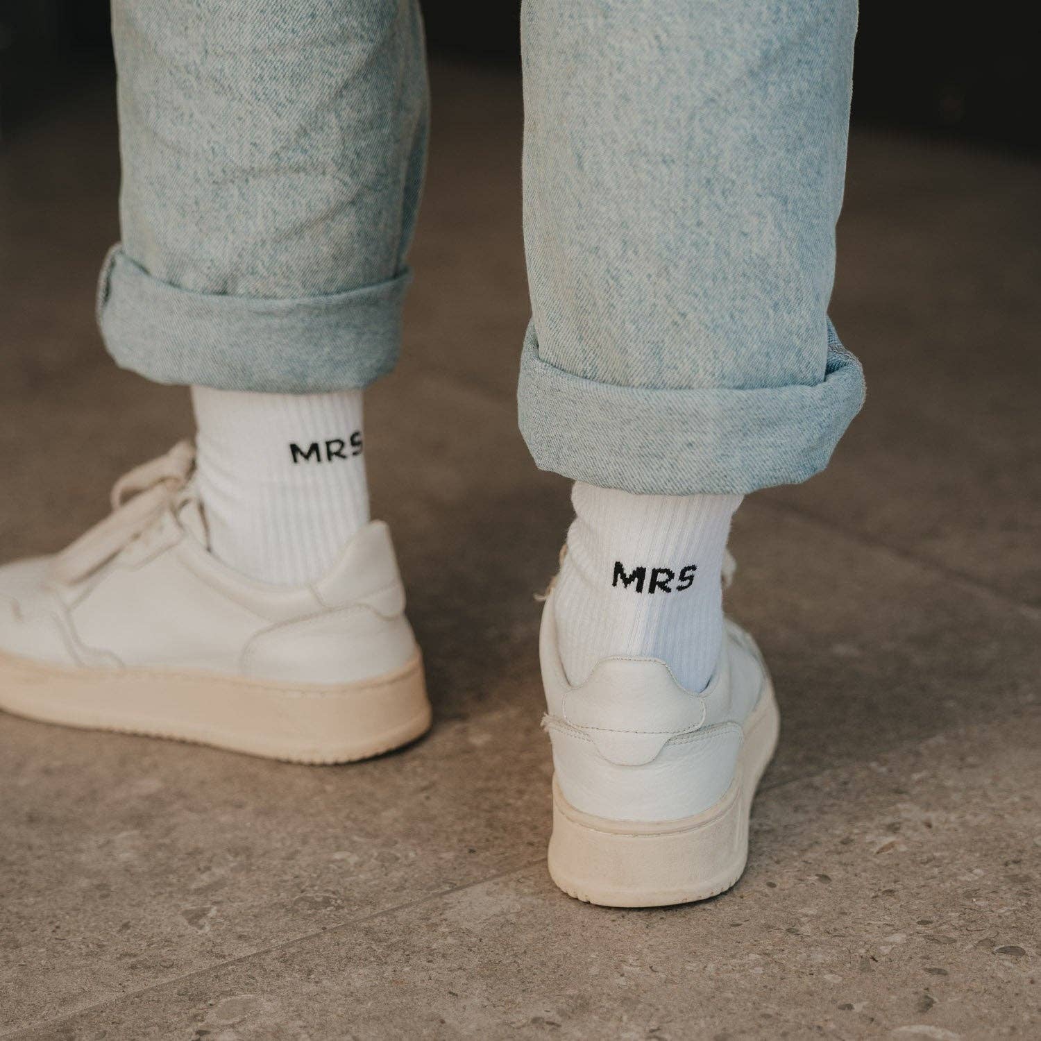 Socken weiß - Mrs - lyllevenn