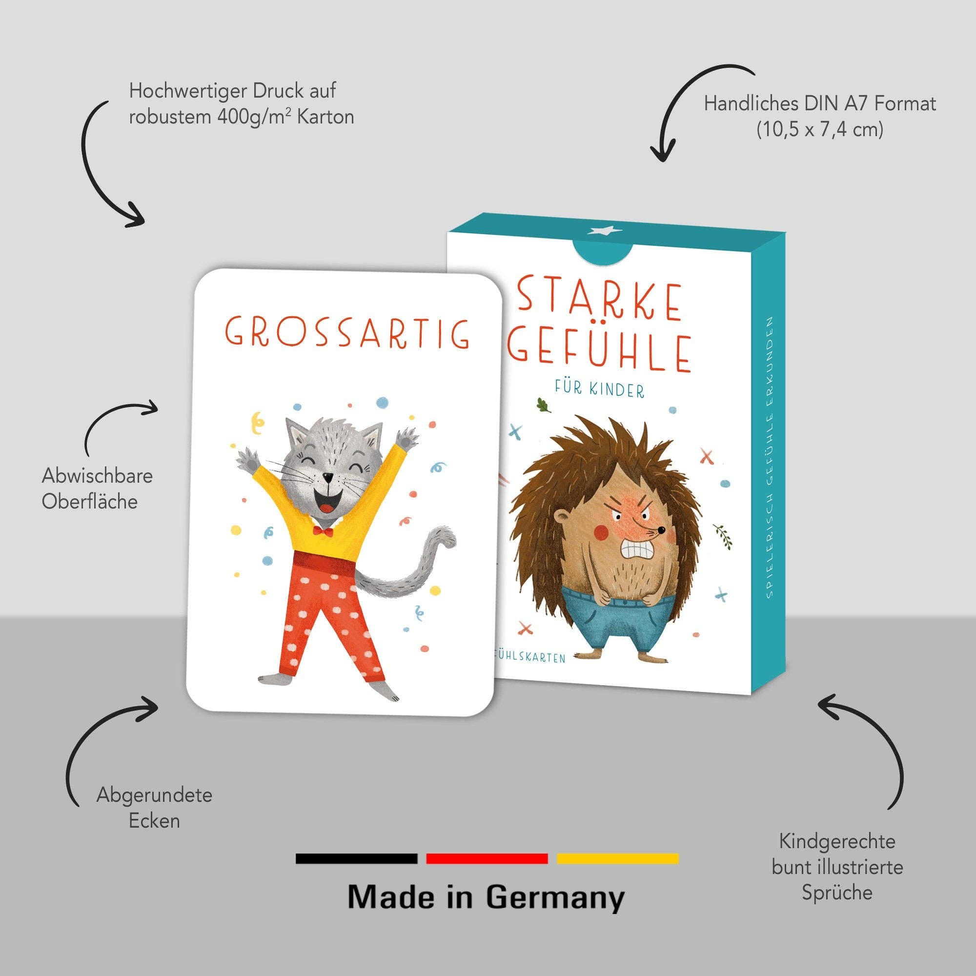 Starke Gefühle - Gefühlskarten für Kinder - lyllevenn