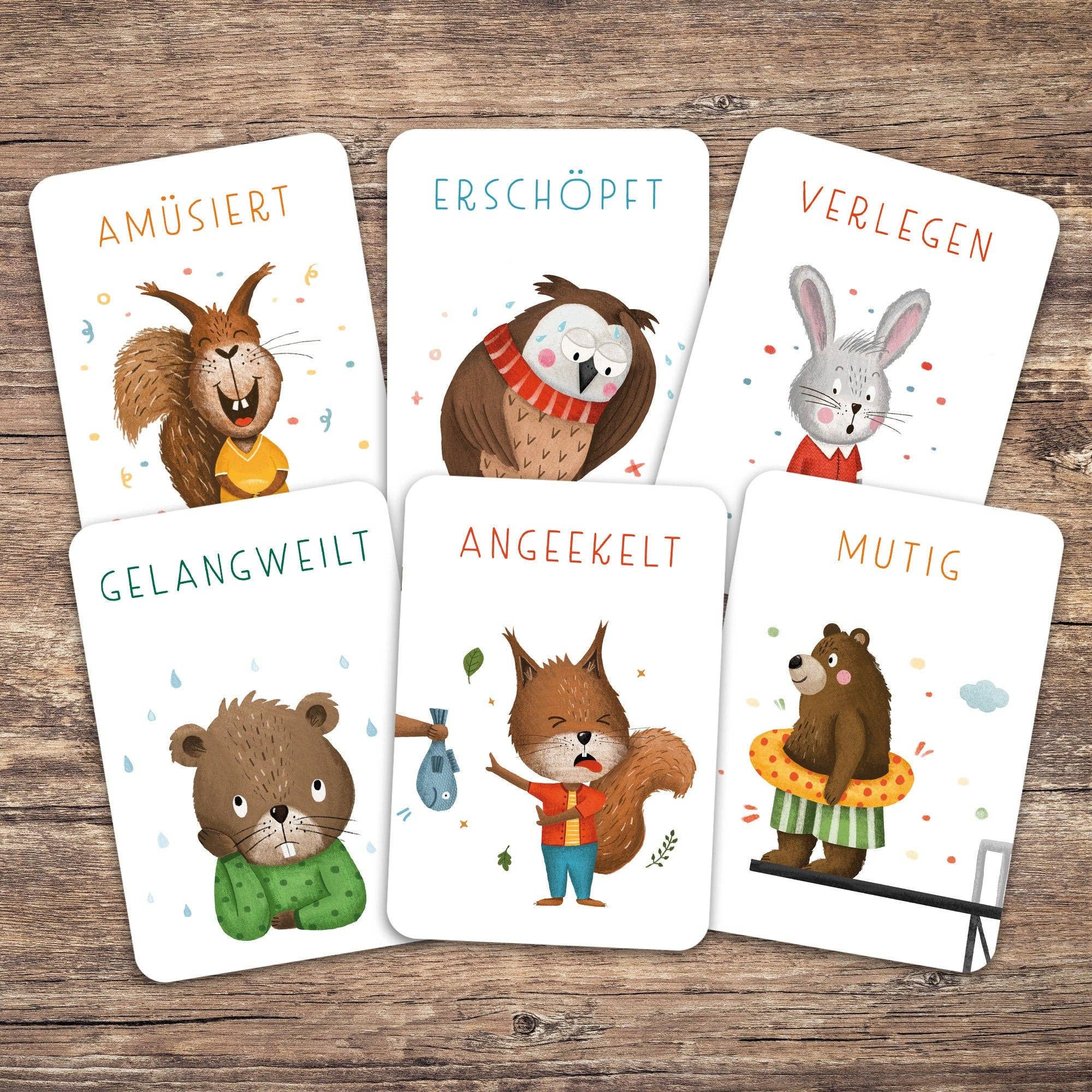 Starke Gefühle - Gefühlskarten für Kinder - lyllevenn