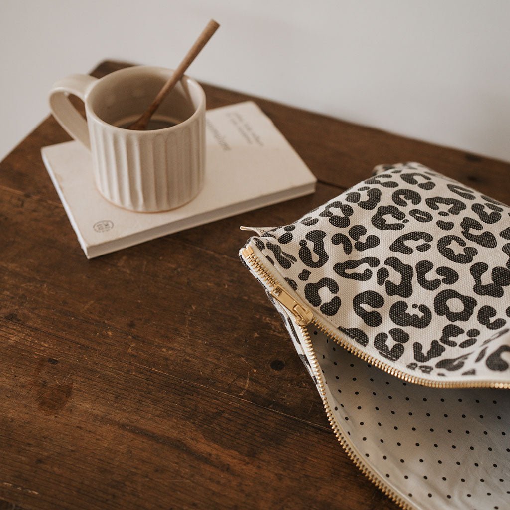 TASCHE LEOPARD – GREIGE - lyllevenn