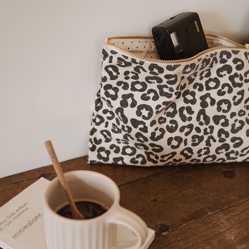 TASCHE LEOPARD – GREIGE - lyllevenn