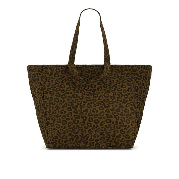 TRAGETASCHE LEOPARD – OLIVE - lyllevenn