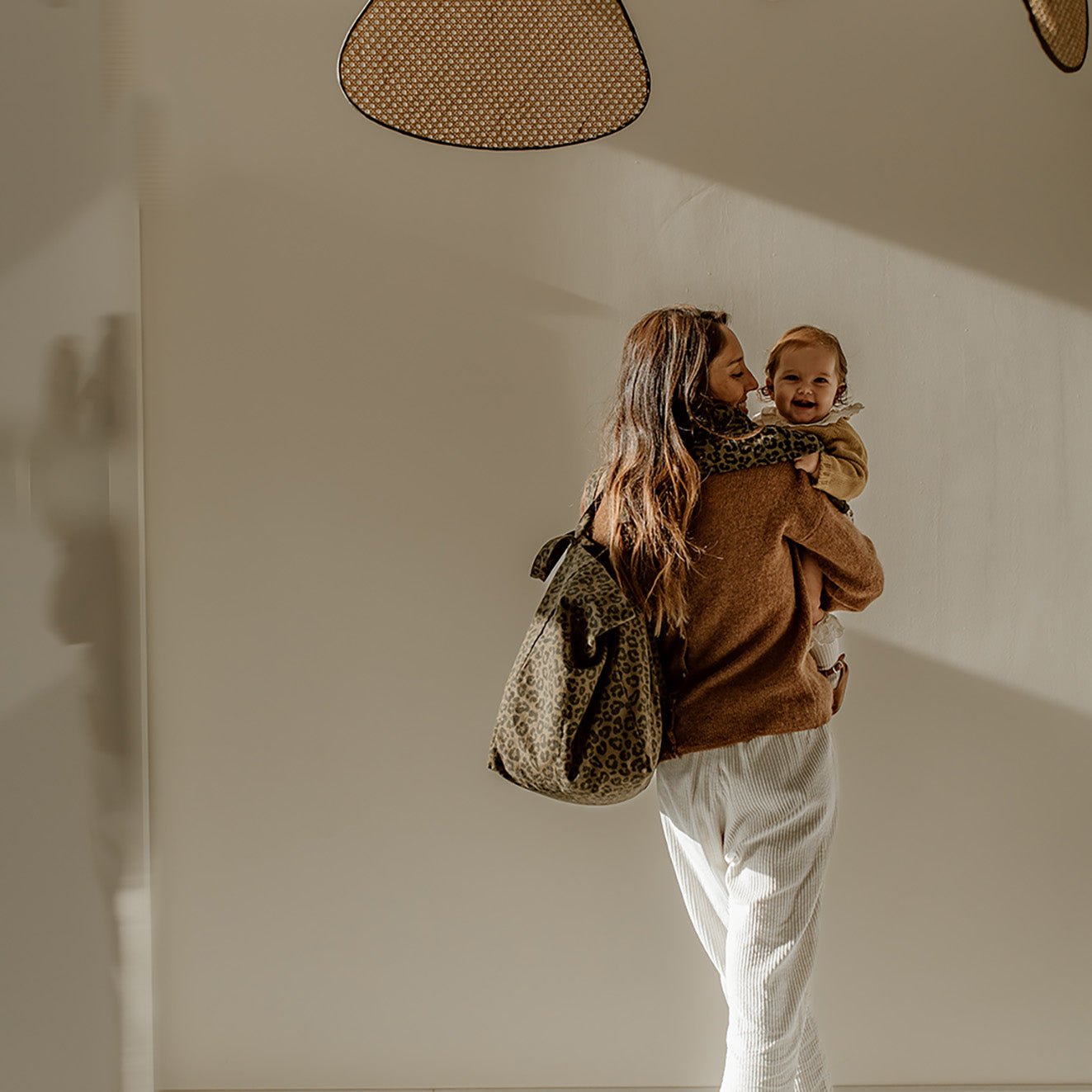 TRAGETASCHE LEOPARD – OLIVE - lyllevenn