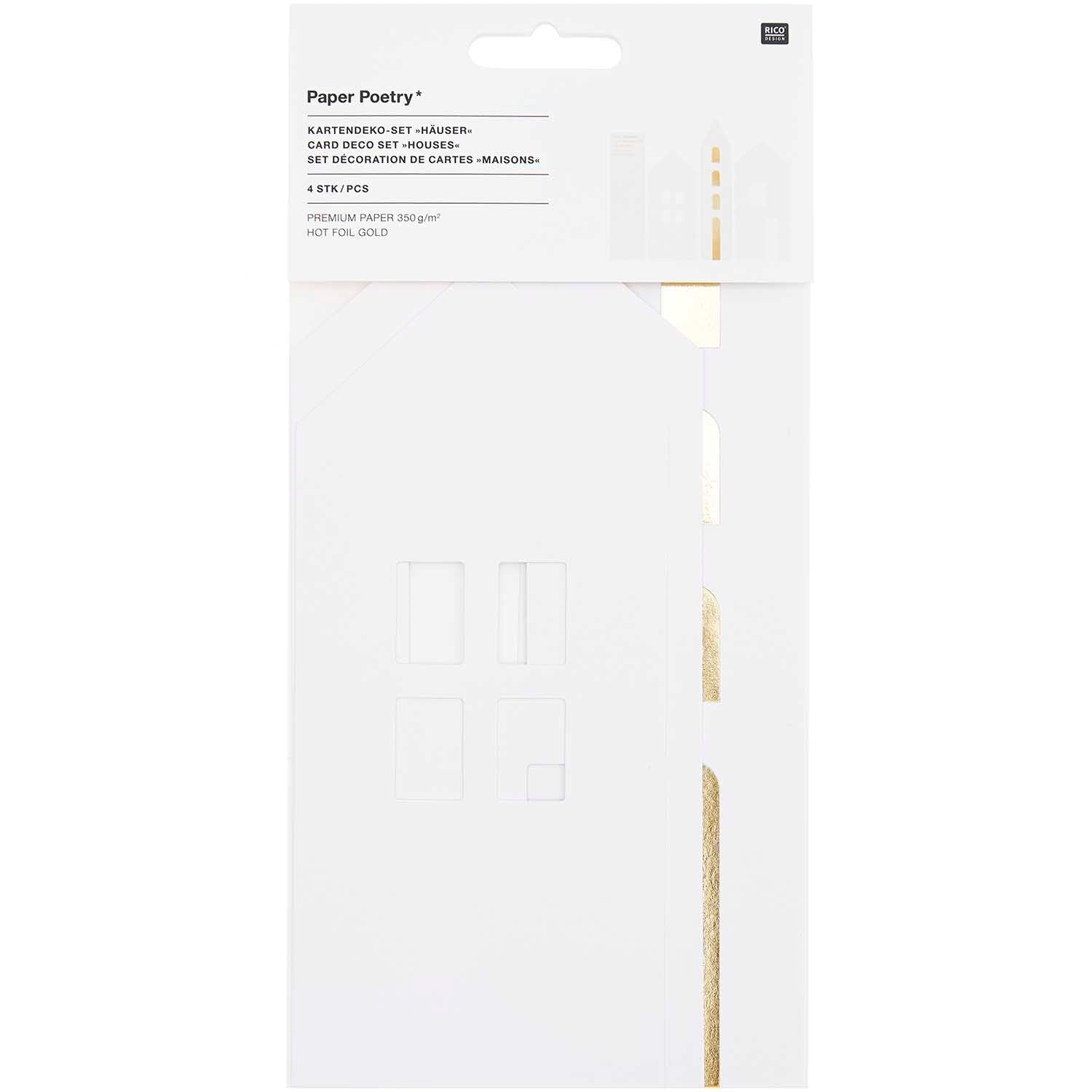 Weihnachtsdeko - Papierhäuser - lyllevenn