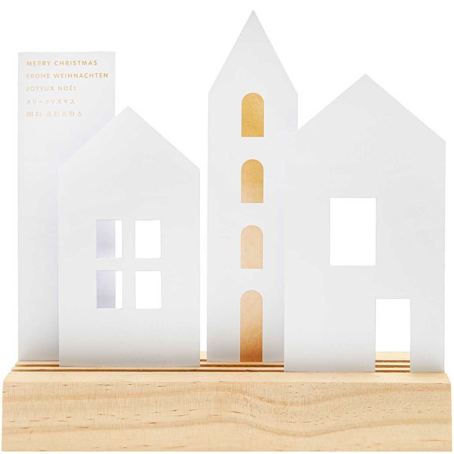 Weihnachtsdeko - Papierhäuser - lyllevenn
