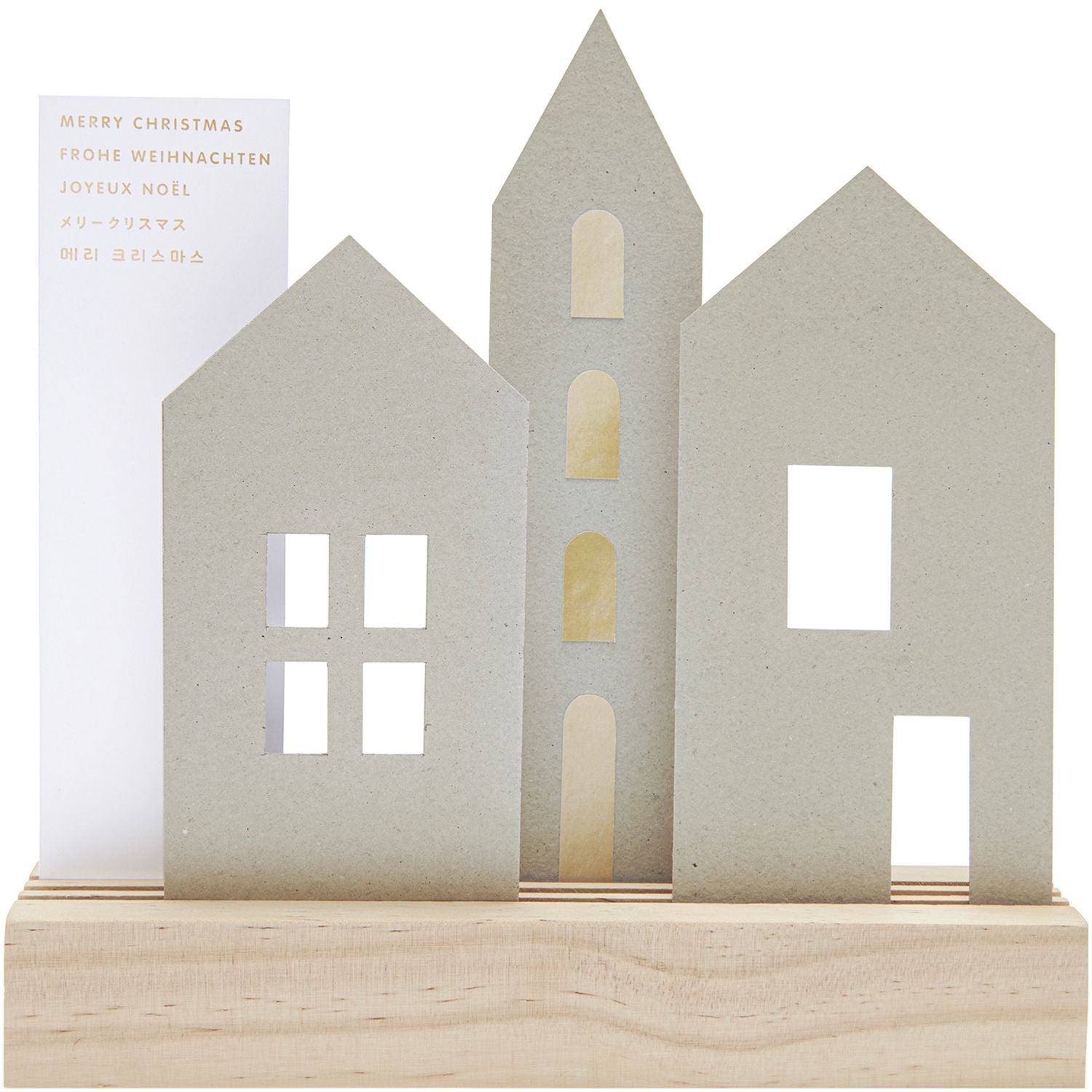 Weihnachtsdeko - Papierhäuser - lyllevenn