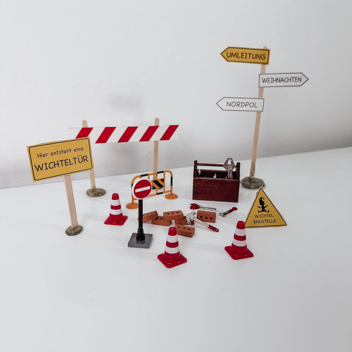 Wichtel Baustellen-Set – Mini-Baustelle für die Wichteltür - lyllevenn