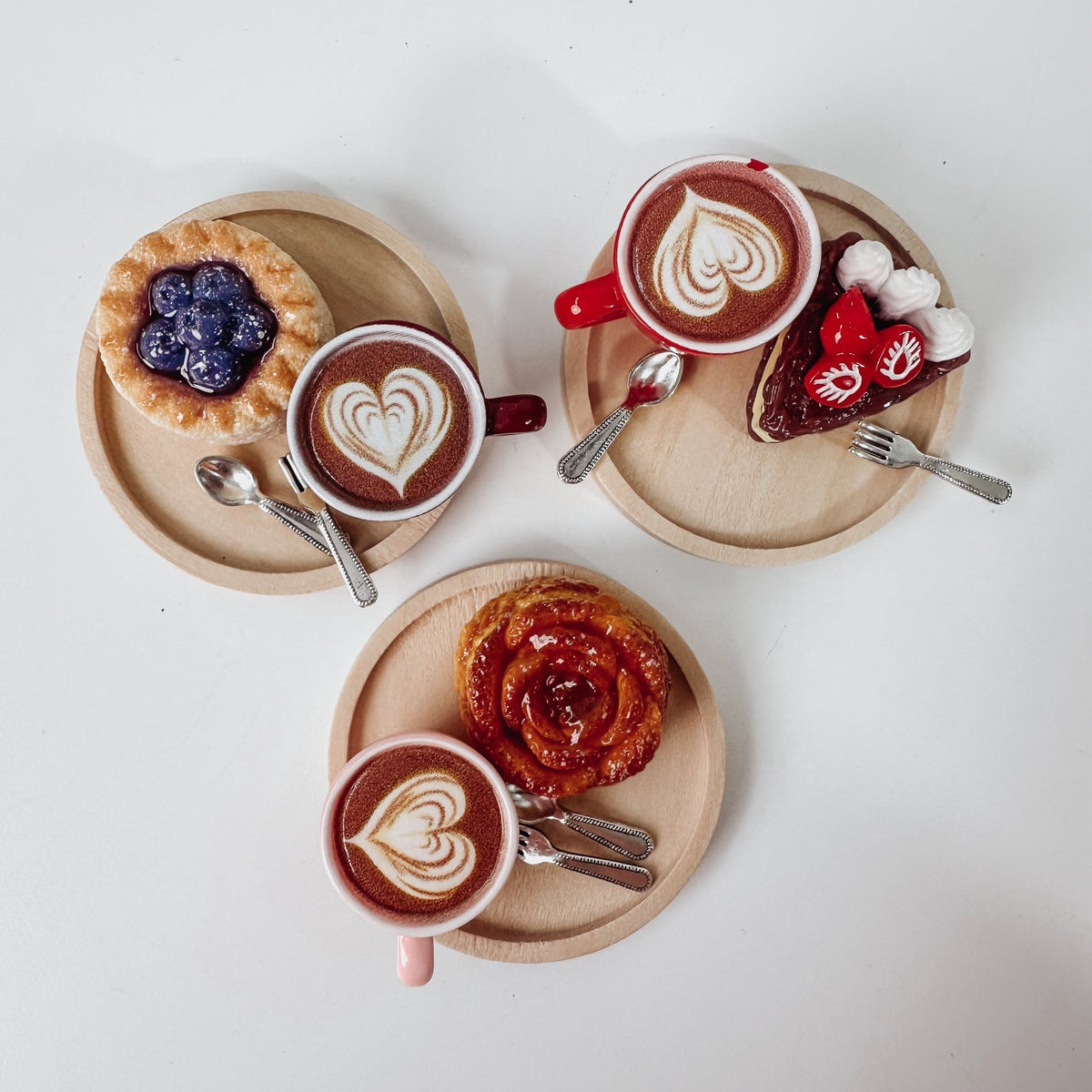 Wichtel Kaffee & Kuchen Set mit Tablett - lyllevenn