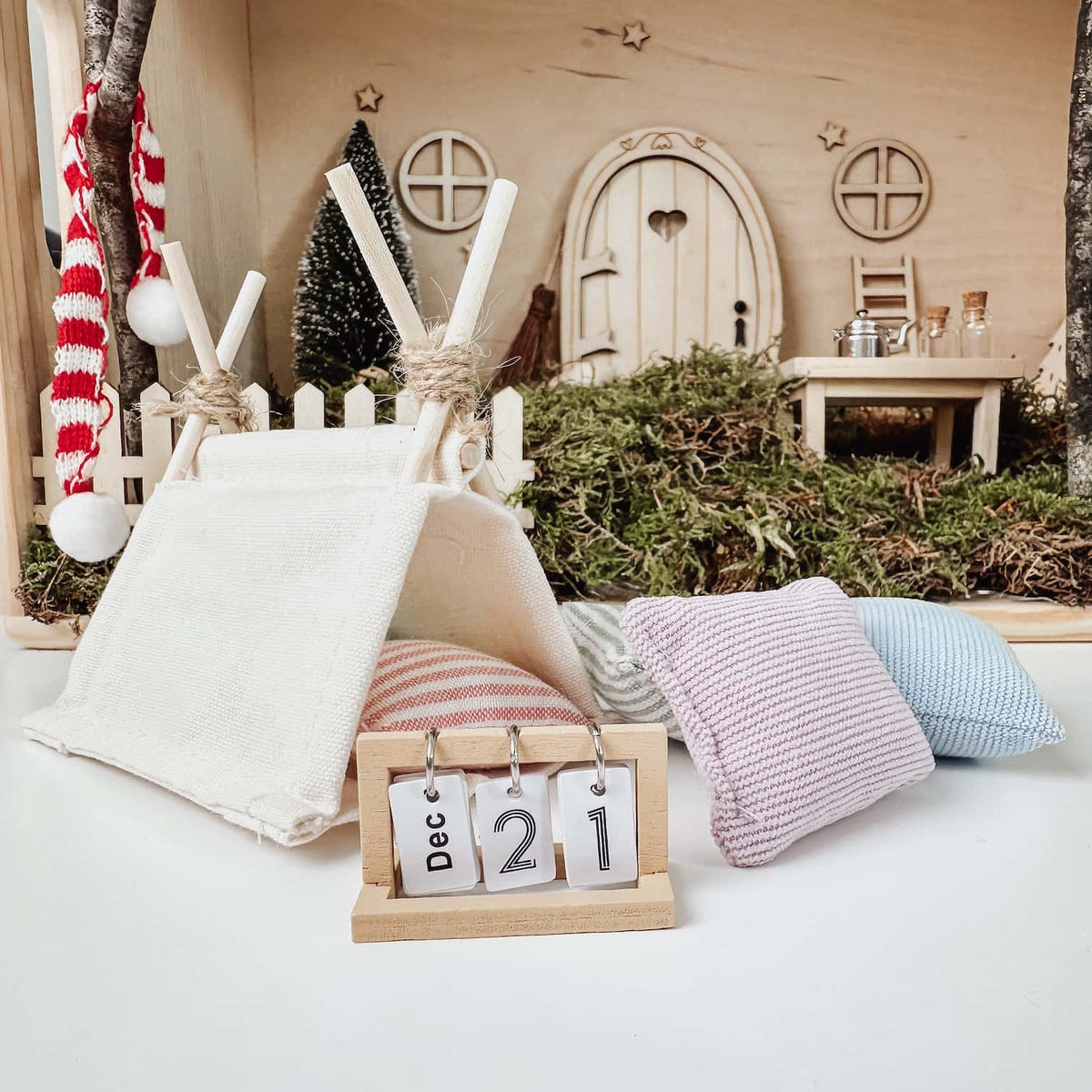 Wichtel Klappkalender – Mini-Deko für die Wichtelwelt - lyllevenn